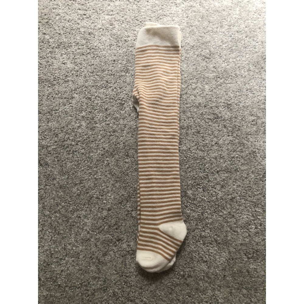 Rylee+Cru baby girl striped tights 0-6 months